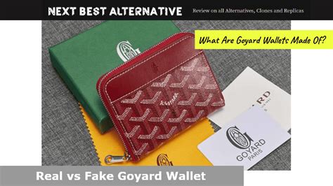 goyard wallet fake|real goyard wallet identification.